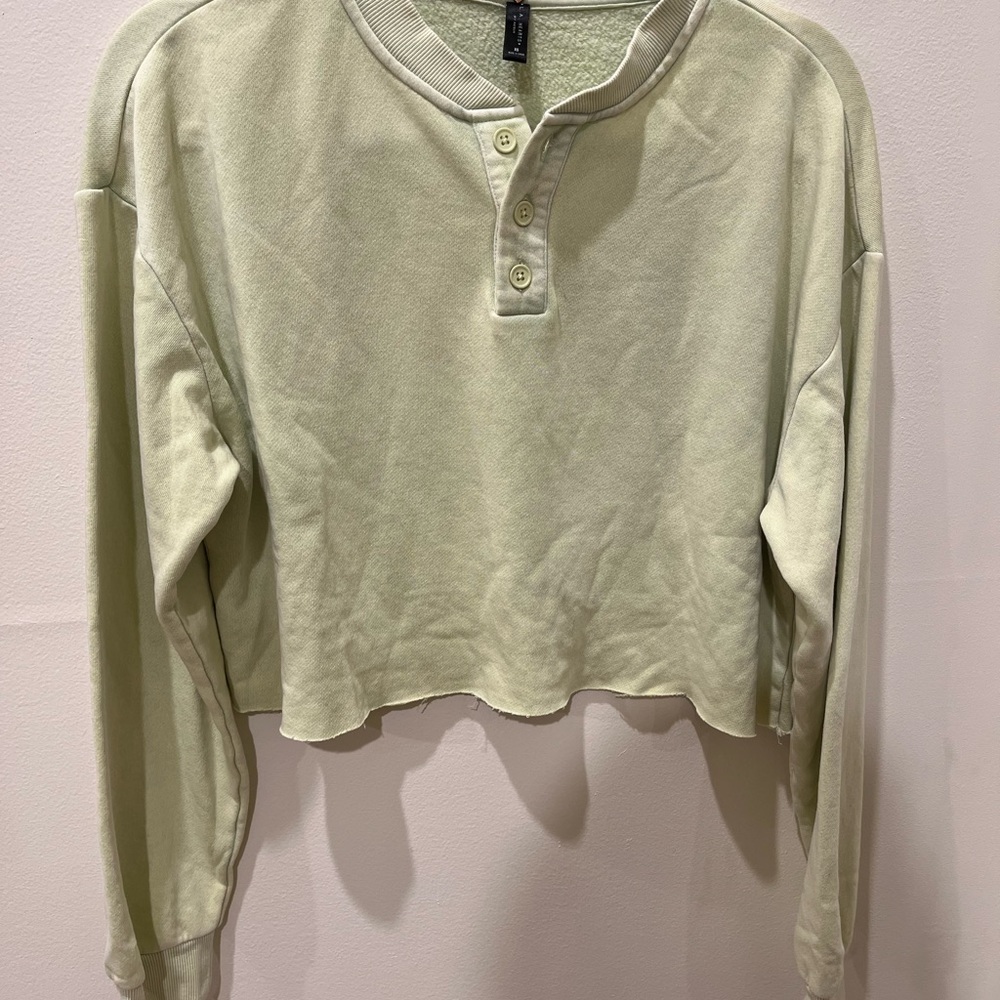 Light green sweatshirt